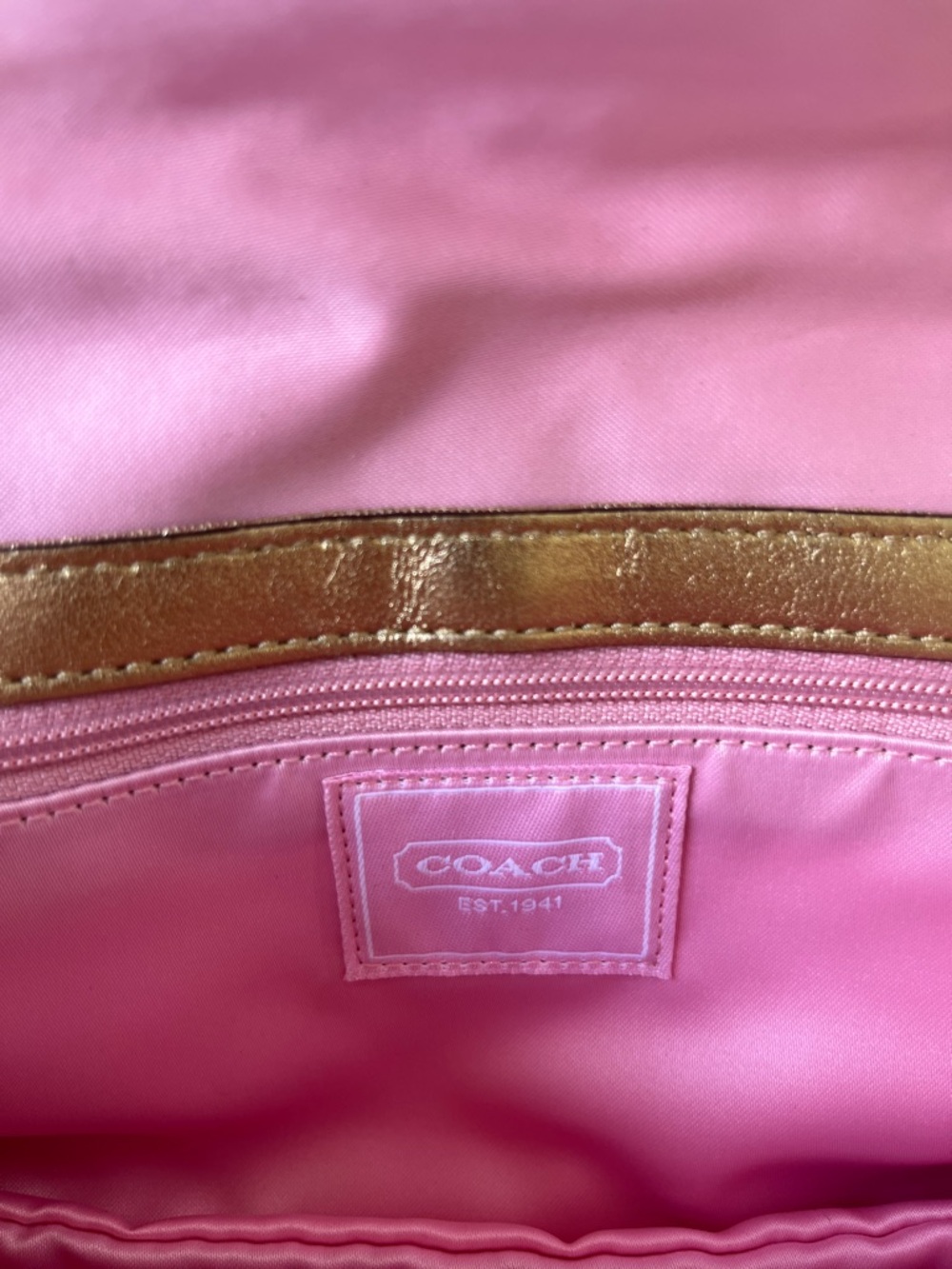 Vintage Coach Hamptons Optic Clip Shoulder Bag - Picture 2 of 7